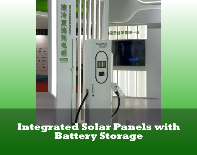 Integrated Solar Panels with Battery Storage
